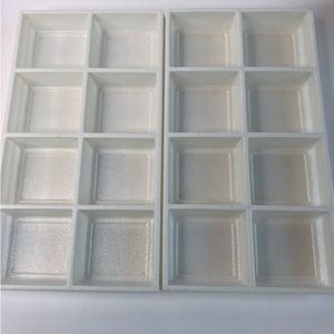 White Plastic Tray Inserts for Jewelry Display